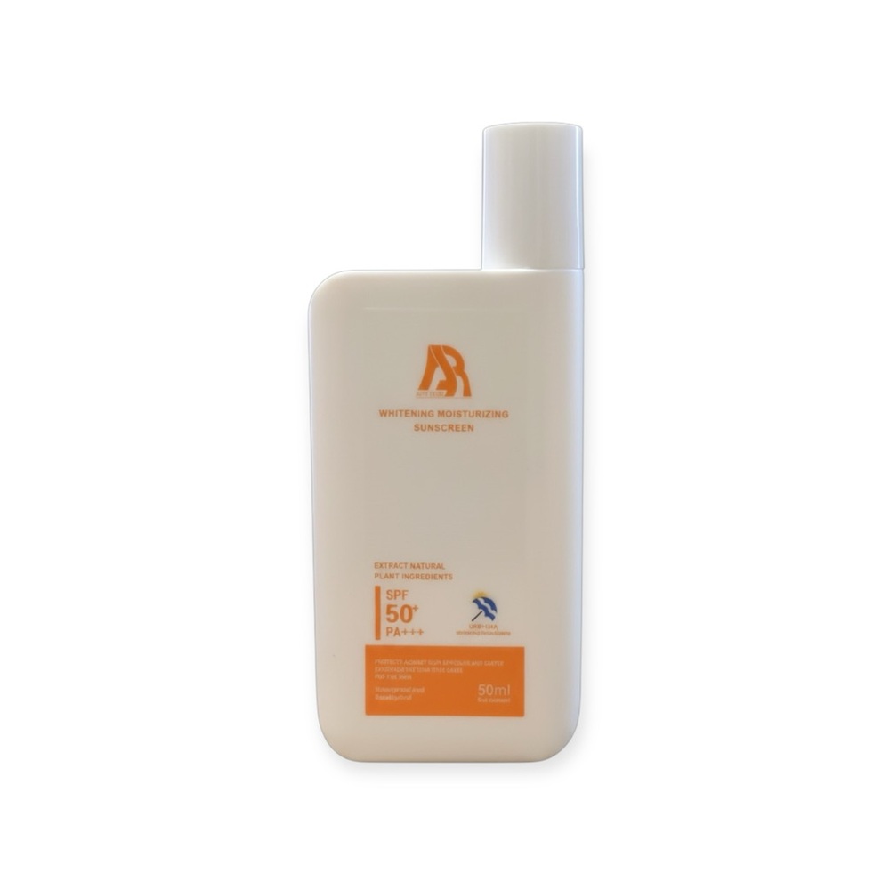 Whitening Moisturizing Sunscreen SPF 50 - White & Orange